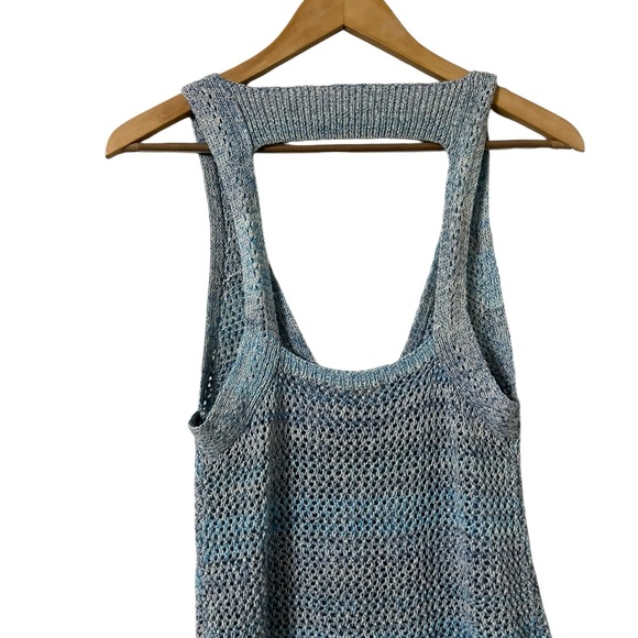 FREE PEOPLE We The Free Under The Starlight Sleeveless Crochet Sweater Tank Top - Picture 6 of 7